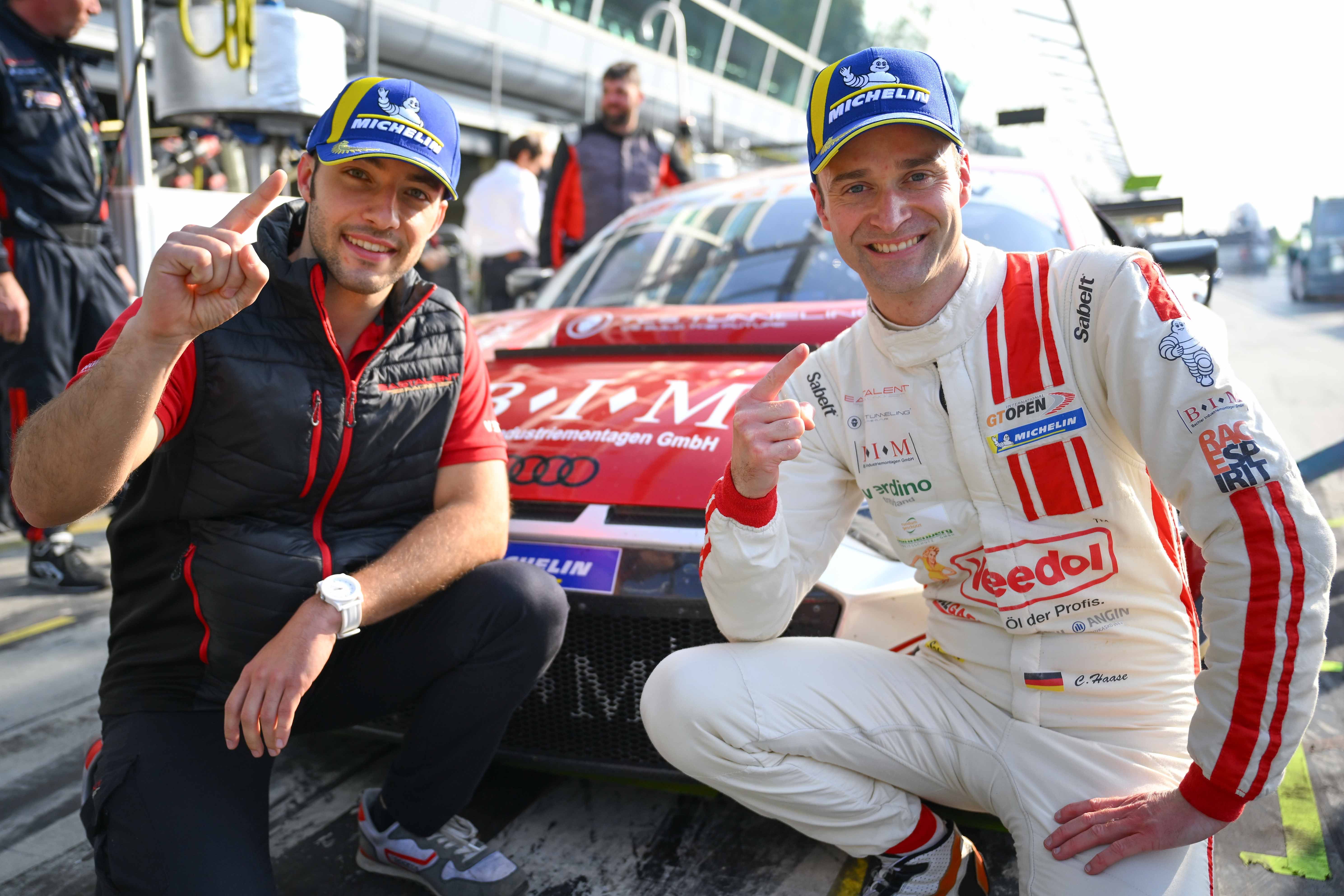 Pole for the Eastalent Audi, the three top title contenders in the top 3 !